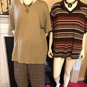 Plus size pant and shirt bundle